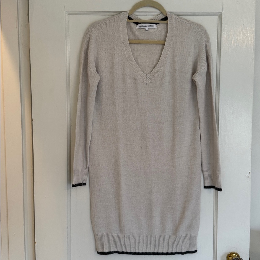 Cupcakes & Cashmere Cream Knit Dress